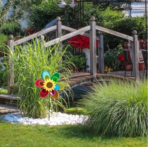 Wiatrak dekoracyjny 2 szt, kwiaty, ogród taras balkon Wiatrak dekoracyjny 2 szt, kwiaty, ogród taras balkon