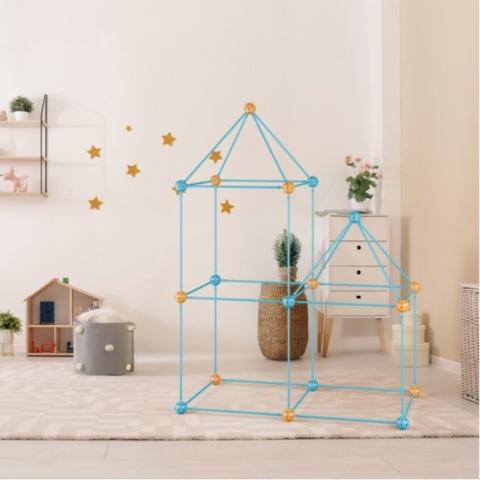 Zabawka konstrukcyjna do budowy domku DIY FIGHT Relaxdays