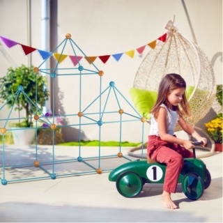 Zabawka konstrukcyjna do budowy domku DIY FIGHT Relaxdays