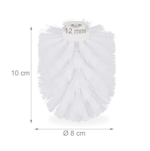 Zestaw 9 główek końcówek do szczotki WC Relaxdays