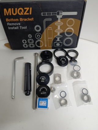 Zestaw narzędzi MUQZI do montażu i demontażu suportu rowerowego