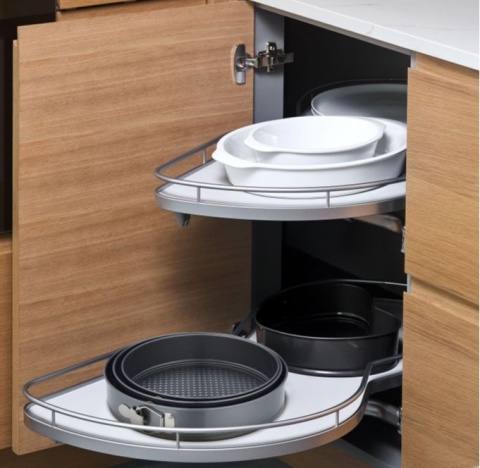 3-częściowy zestaw blach do pieczenia, zestaw tortownic średnica 24,26 i 28 mm Relaxdays