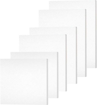 6x Płótno Malarskie Podobrazie Bawełniane Gruntowane