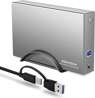 Aluminiowa obudowa dysku twardego 2,5 i 3,5" RSHTECH RSH-339
