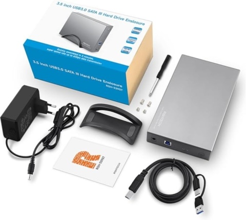 Aluminiowa obudowa dysku twardego 2,5 i 3,5" RSHTECH RSH-339