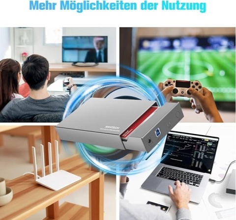 Aluminiowa obudowa dysku twardego 2,5 i 3,5" RSHTECH RSH-339