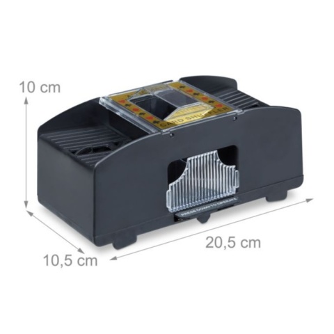 Automatyczna tasowarka do 2 talii kart Relaxdays