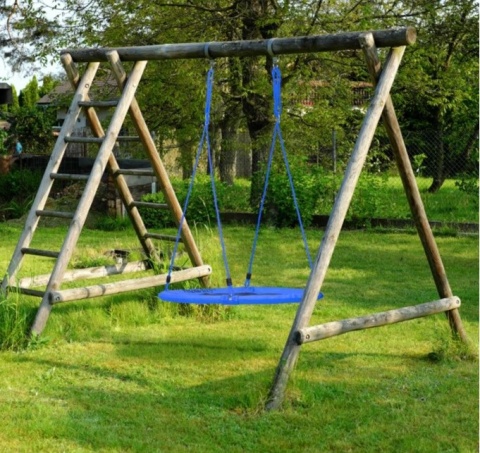 Bocianie gniazdo huśtawka dla dzieci i dorosłych Relaxdays Ogród