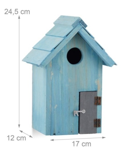 Budka lęgowa domek dla ptaków na haczyku - defekt