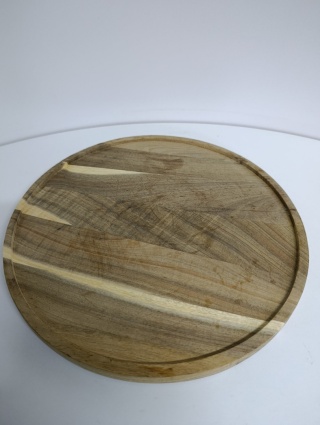 DREWNIANA DESKA DO KROJENIA BUKOWA 30CM NATURALNA DO SERWOWANIA