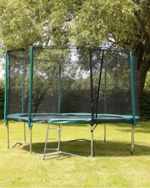 Drabinka do trampoliny 96 cm do zawieszenia 3 stopnie