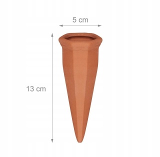 Gliniany stożek Zestaw 4 szt do nawadniania roślin