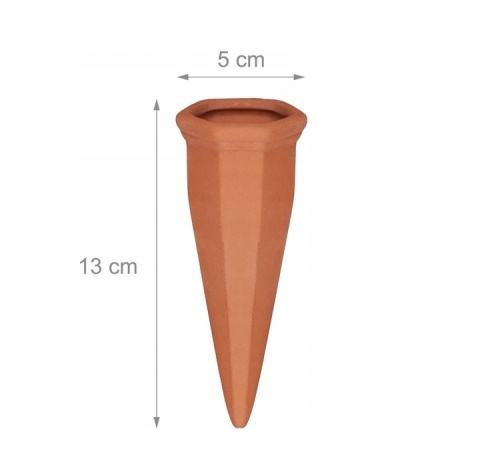 Gliniany stożek Zestaw 4 szt do nawadniania roślin Gliniany stożek Zestaw 4 szt do nawadniania roślin