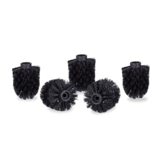 Główki do szczotki WC, Zestaw 5 końcówek do szczotki WC Relaxdays