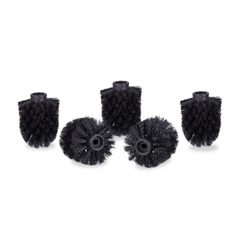 Główki do szczotki WC, Zestaw 5 końcówek do szczotki WC Relaxdays