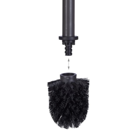 Główki do szczotki WC, Zestaw 5 końcówek do szczotki WC Relaxdays