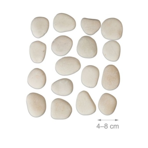 Jasnoszare kamienie do malowania i projektowania około 1,5 kg DIY