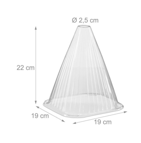 Kapturek do okrywania rośliny 10 szt przezroczysty kapelusz, osłonki od mrozu