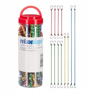 LINKI NAPINAJĄCE ZESTAW 12 SZT GUMEK NAPINAJĄCYCH 5 ROZMIARÓW Z HAKAMI