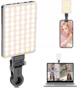 Lampa LED 60W do Nastawiania Selfie Makijażu z Statywem Akumulatorowa