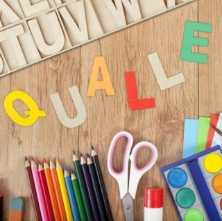 Litery drewniane, 104 elementy , duże litery A-Z Relxdays