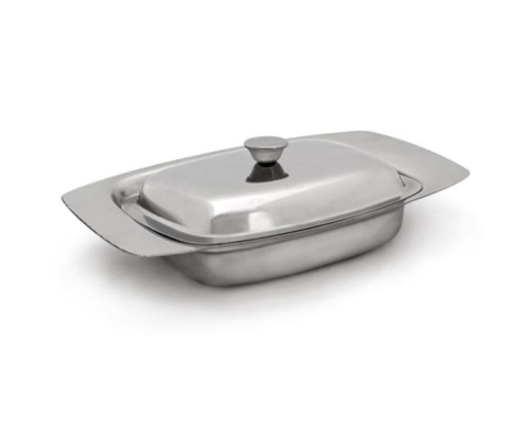 Maselniczka ze stali nierdzewnej, pojemnik na masło