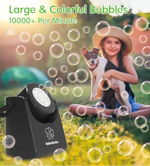 Maszyna do baniek mydlanych, dmuchawa wytwornica generator do baniek,
