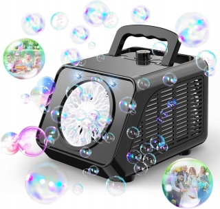Maszyna do baniek mydlanych, dmuchawa wytwornica generator do baniek LED