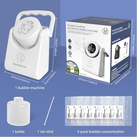 Maszyna do baniek mydlanych, dmuchawa wytwornica generator do baniek,