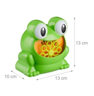 Maszyna do baniek mydlanych żaba