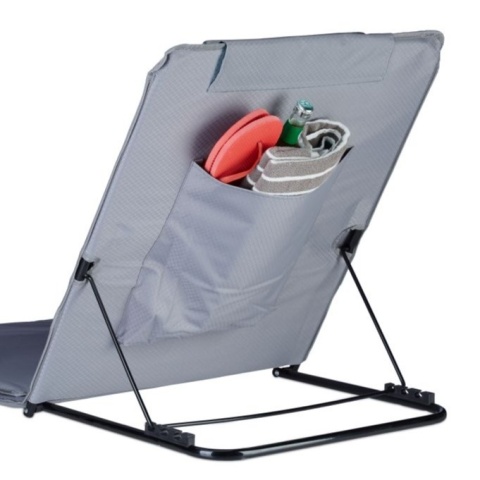 Mata plażowa XXL z poduszką: 60 x 195 cm Relaxdays