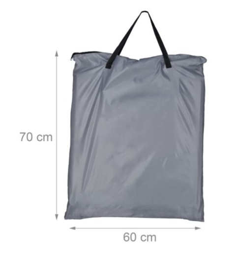 Mata plażowa XXL z poduszką: 60 x 195 cm Relaxdays