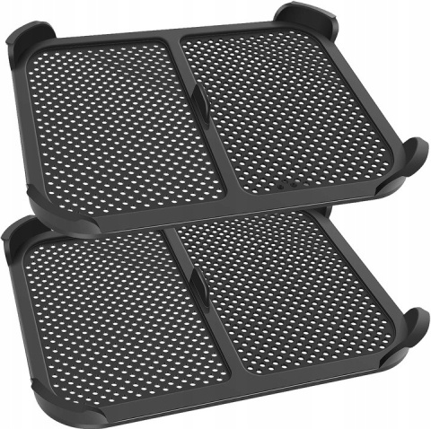 OSŁONA PRZECIWBRYZGOWA DO FRYTKOWNICY BEZTŁUSZCZOWEJ 2 SZT SILIKONOWA 21x16 cm