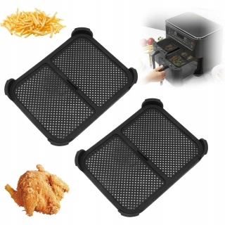 OSŁONA PRZECIWBRYZGOWA DO FRYTKOWNICY BEZTŁUSZCZOWEJ 2 SZT SILIKONOWA 21x16 cm