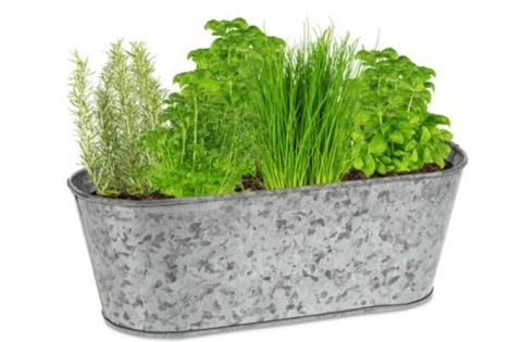 4 szt Ocynkowane osłonki na doniczki,wanny, miseczki na rośliny