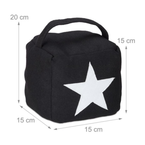 Odbojnik wolnostojący Relaxdays 14 cm stoper, ogranicznik drzwi