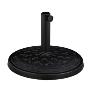 Okrągły stojak podstawa parasola ogrodowego, ciężki stabilny