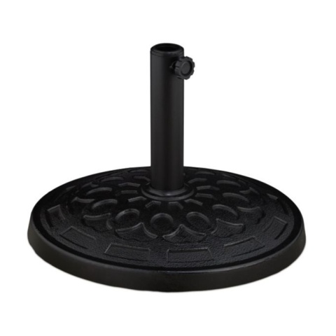 Okrągły stojak podstawa parasola ogrodowego, ciężki stabilny