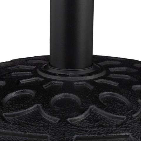 Okrągły stojak podstawa parasola ogrodowego, ciężki stabilny