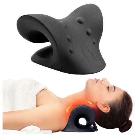 PODUSZKA NA BÓL POD KARK SZYJĘ MASUJĄCA ROZLUŹNIENIE SZYI KARKU BÓL PLECÓW