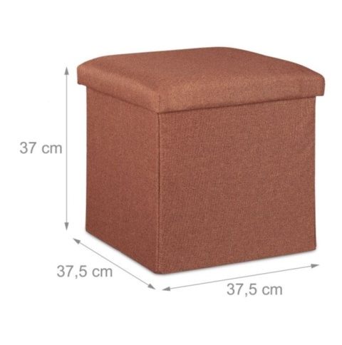 PUFA SKŁADANA SIEDZISKO SCHOWEK TAPICEROWANA