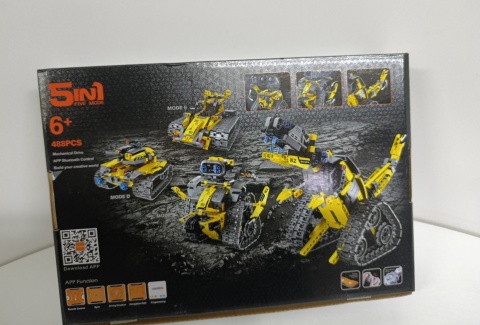 ROBOTY EDUKACYJNE DLA DZIECI ZDALNIE STEROWANE JEZDŻĄCE SILLBIRD 5W1