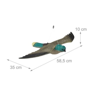 Realistyczny Latający Sokół – odstraszacz ptaków dekoracja ogrodu