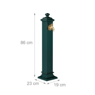 Relaxdays Fontanna stojąca antyczna z kranem