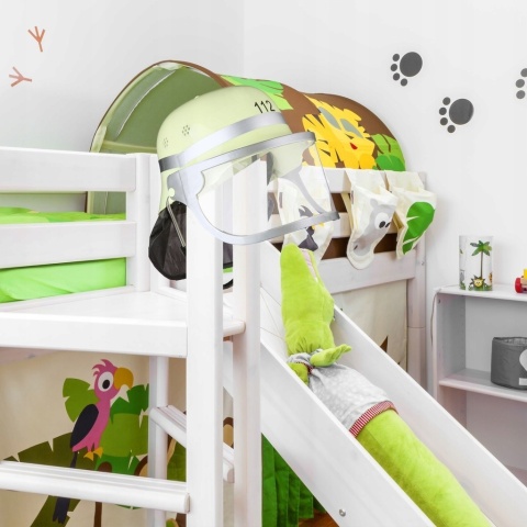 Relaxdays Kask strażacki dla dzieci z napisem 112, karnawał,