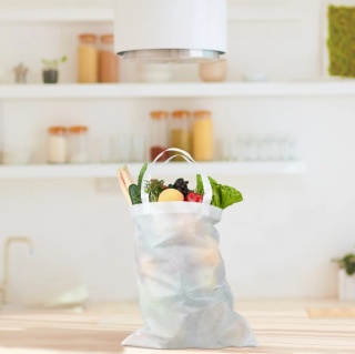 Relaxdays torba materiałowa na zakupy 10szt. worek reklamówka siatka ekologiczna