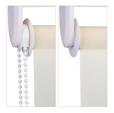 Wodoodporna Roleta do łazienki beżowa, zasłona prysznicowa 60 x 240