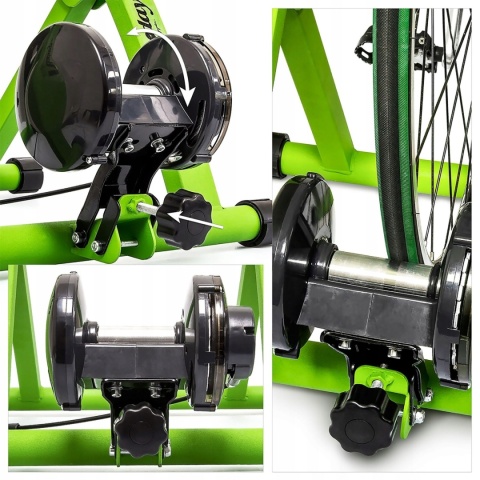 Rolkowy trenażer rowerowy kolarski – trening w domu, stojak na rower