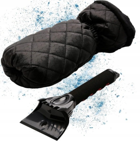 SKROBACZKA DO SZYB Z RĘKAWICĄ SZCZOTKA Z RĘKAWICĄ ZMIOTKA SKROBAK