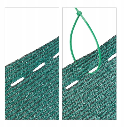 Siatka cieniująca ogrodeniowa 1,8 m x 10 m, zielona